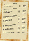 Restaurant Athen menu