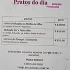 Jardim De Viana menu