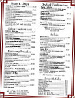 Gaby's Cafe menu