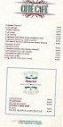 Le Chenal menu