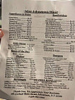 Miss Johnstown Diner menu