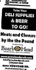 Adirondack Growl Grub menu