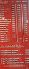 Diner's Frites menu