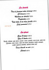 Chez Les Ch'tibourguignons menu