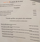 Rosa Maria menu