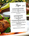 L'intemporel menu