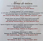 La Petite Maison de Cucuron menu