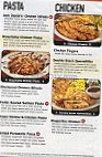 Tgi Fridays menu