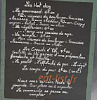 Le Jardin D'Oh menu