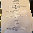 The Bob House And The Reel'n Tavern menu