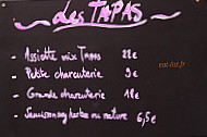 Chez Jo menu