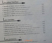 Le Rive Gauche menu