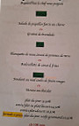 Bistrot D'anaë menu