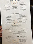 The Shores menu