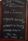 Au Père Tranquille menu