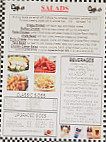 Chef's Diner menu