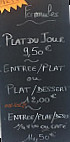 La Terrasse menu