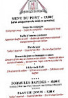 Auberge Du Pont menu