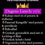 Restaurang Kronan I Hagfors, Värmland Meny