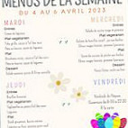 Gare A Toi menu