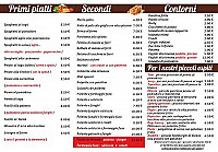 Da Michele Mazzin menu