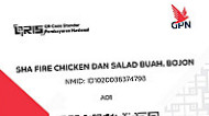 Dapur Fasha Fire Chicken Dan Salad Buah inside