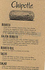 Chipotle Mexican Grill menu