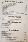 Le Drop Cafe menu