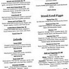 Walker's Bluff menu