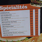 Friterie De La Zone menu