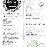 Nourish on North menu