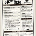 Korobač menu