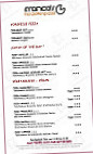 Westernacher menu