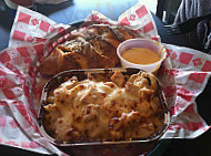 The Calzone Macaroni Co food