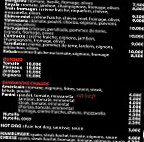 L'entracte menu