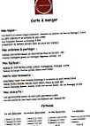 Le Comptoir Des Epicurieux menu