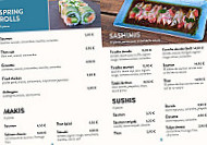 Mimo Sushi menu