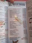 El Novillo De Plata menu