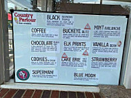 Seville Sweet Shoppe menu