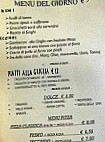 Il Fontanile menu