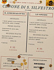 Trattoria Pizzeria Leone menu