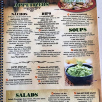 Monterrey Mexican menu