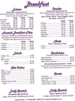 Hominy Diner menu