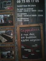 Cappadoce Grill menu