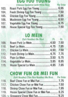 Bobo Kitchen menu