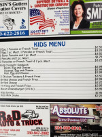 Megan's Family menu