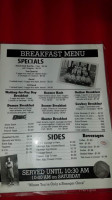 Eastland Grill menu