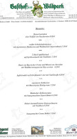 Gasthof zum Wildpark menu