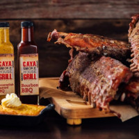 CAYA Smoke House Grill food