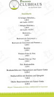 Brassserie Clubhaus Im Golf Club Syke menu